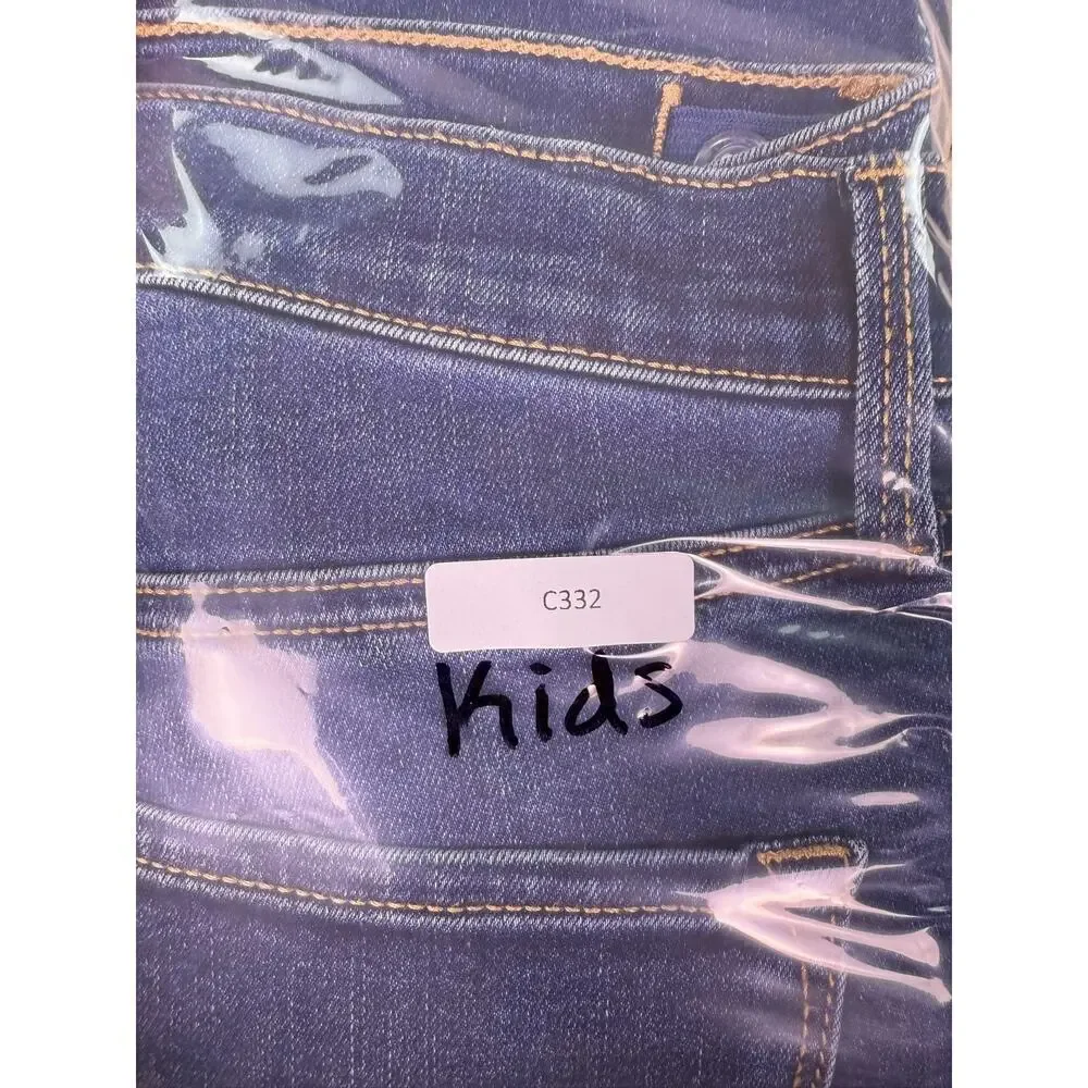 Old Navy Girls Rockstar Super Skinny Jeggings High Rise Blue Jeans Size 16 C332